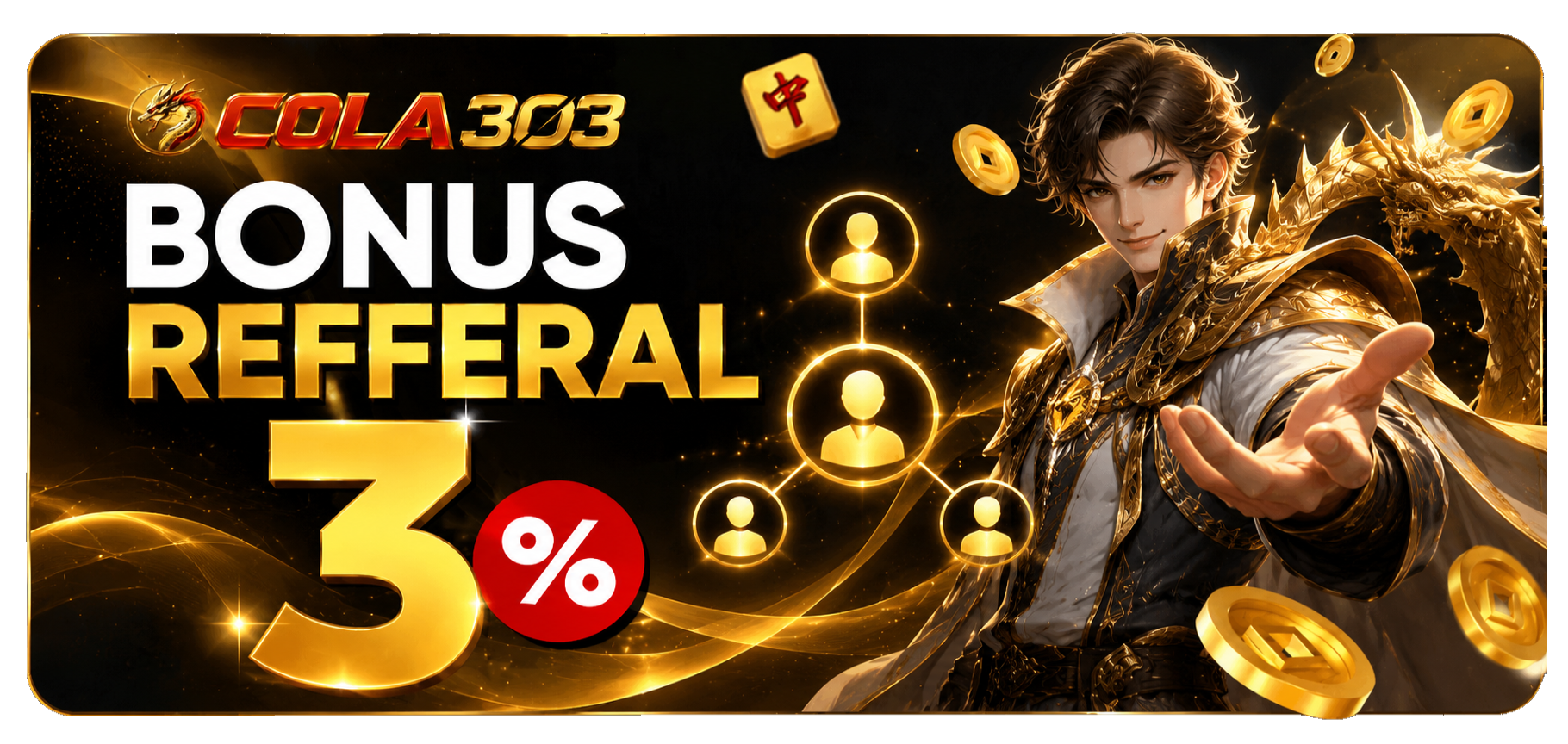 BONUS REFERRAL 3%